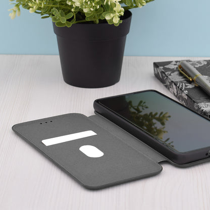 Husa de protectie Techsuit Safe Wallet Plus compatibila cu Apple iPhone 15 Pro, acoperire spate, negru