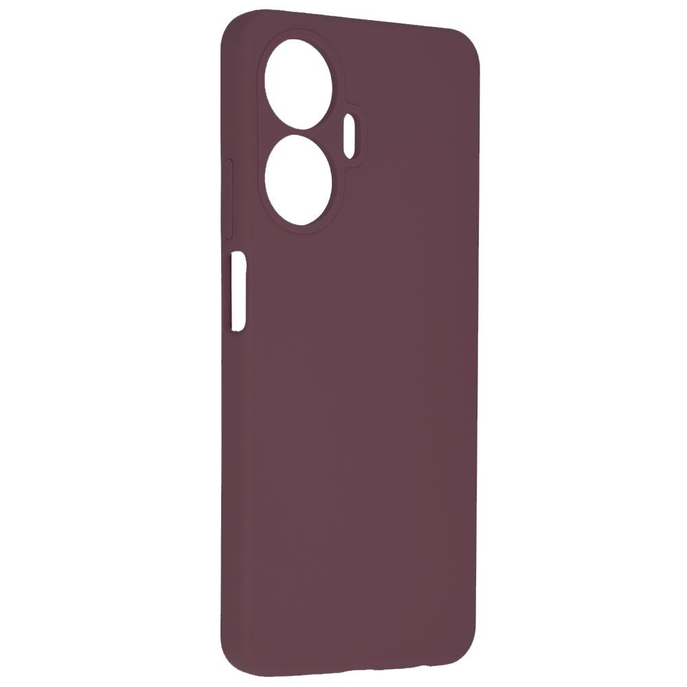 Husa de protectie Techsuit Soft Edge Silicone compatibila cu Realme C55, acoperire spate, visiniu