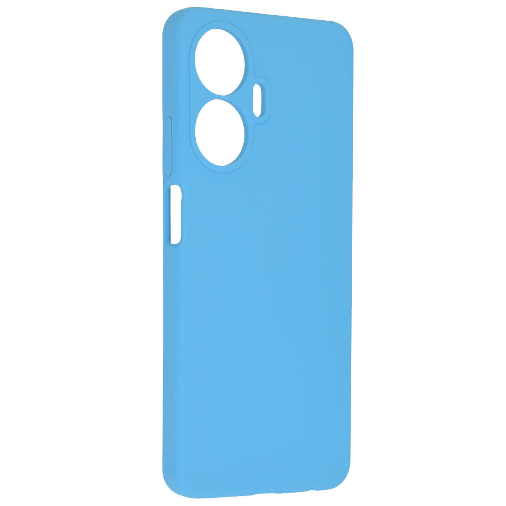 Husa de protectie Techsuit Soft Edge Silicone compatibila cu Realme C55, acoperire spate, albastru deschis