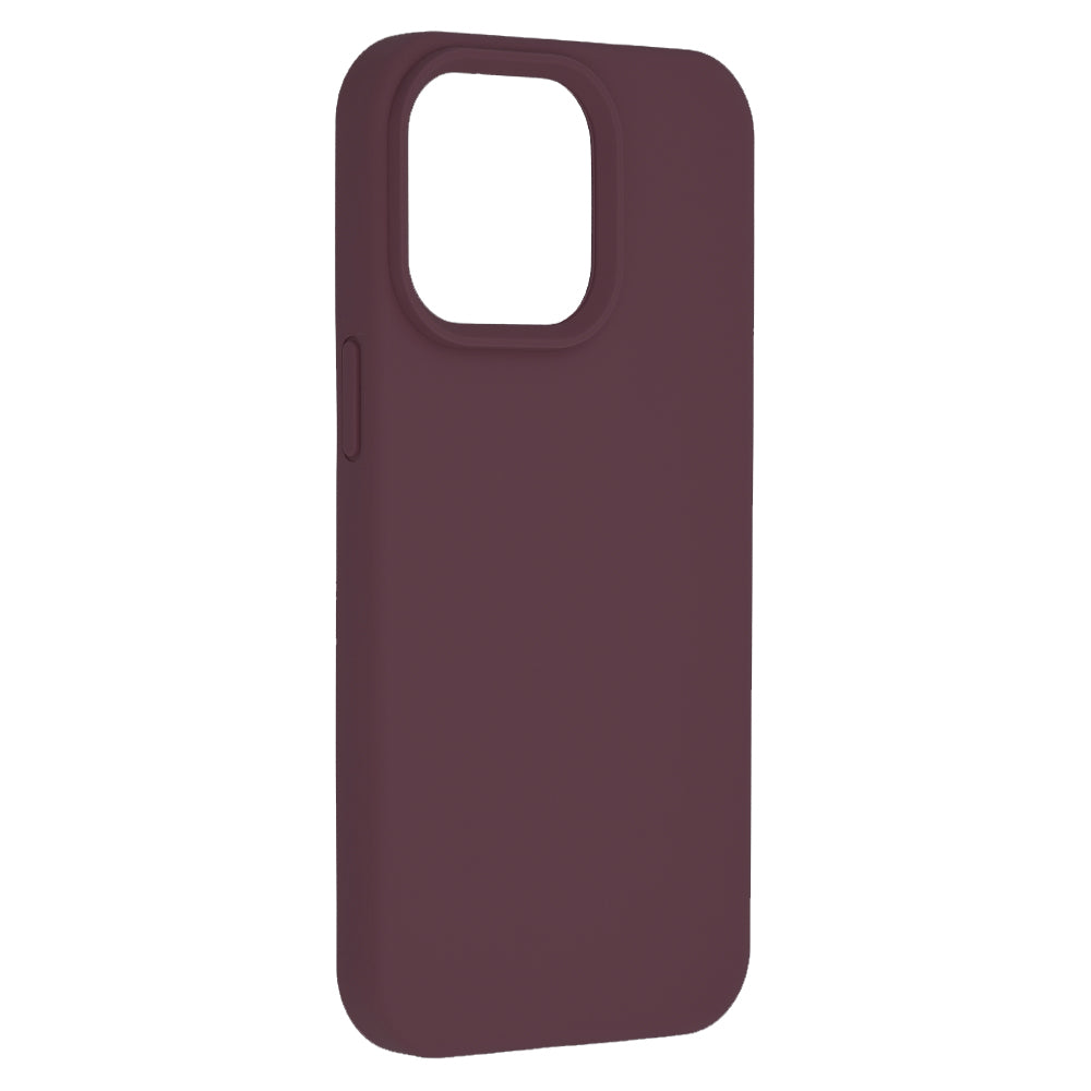 Husa de protectie Techsuit Soft Edge Silicone compatibila cu Apple iPhone 15 Pro Max, acoperire spate, visiniu