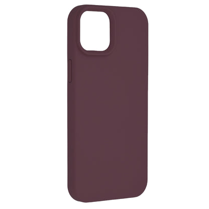 Husa de protectie Techsuit Soft Edge Silicone compatibila cu Apple iPhone 15 Plus, acoperire spate, visiniu