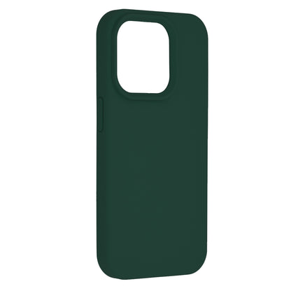 Husa de protectie Techsuit Soft Edge Silicone compatibila cu Apple iPhone 15 Pro, acoperire spate, verde inchis
