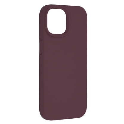 Husa de protectie Techsuit Soft Edge Silicone compatibila cu Apple iPhone 15, acoperire spate, visiniu