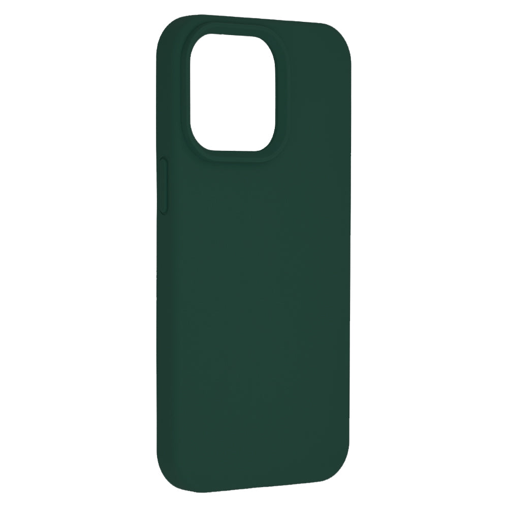 Husa de protectie Techsuit Soft Edge Silicone compatibila cu Apple iPhone 15 Pro Max, acoperire spate, verde inchis