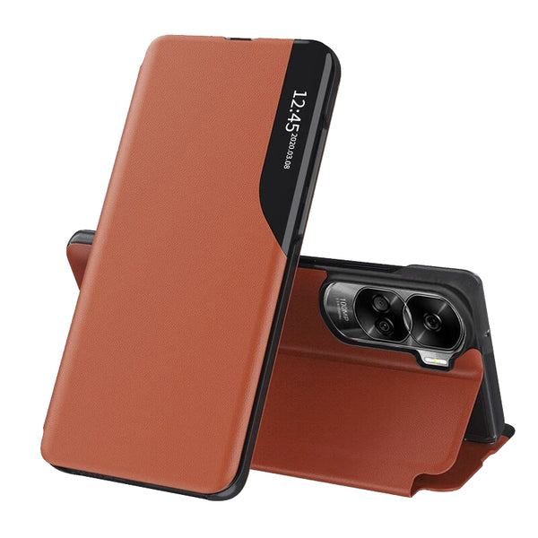 Husa de protectie Techsuit eFold Series compatibila cu Honor 90 Lite, acoperire spate, oranj