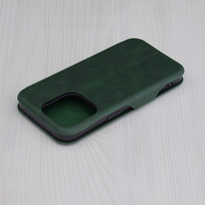 Husa de protectie Techsuit Safe Wallet Plus compatibila cu Apple iPhone 15 Pro, acoperire spate, verde