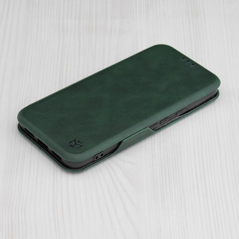 Husa de protectie Techsuit Safe Wallet Plus compatibila cu Google Pixel 8, acoperire spate, verde