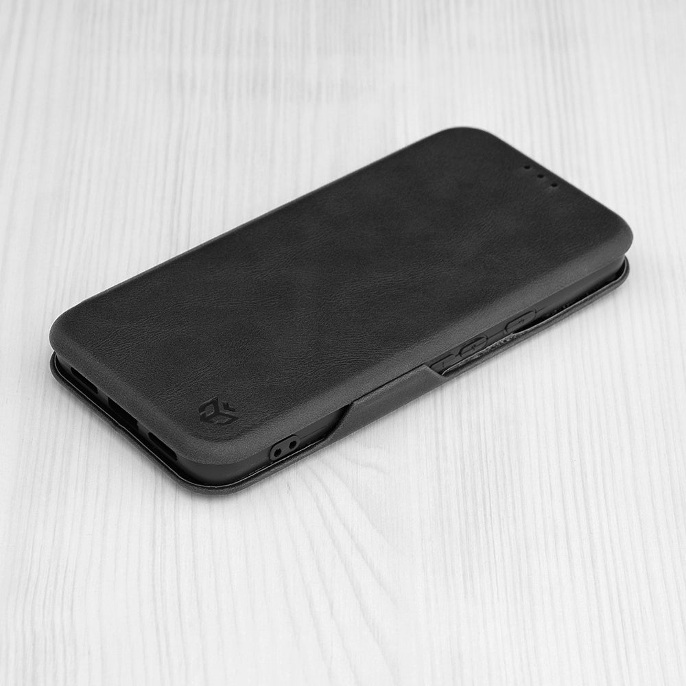 Husa de protectie Techsuit Safe Wallet Plus compatibila cu Google Pixel 8, acoperire spate, negru