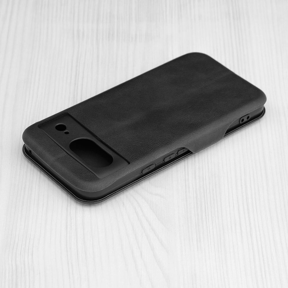 Husa de protectie Techsuit Safe Wallet Plus compatibila cu Google Pixel 8, acoperire spate, negru