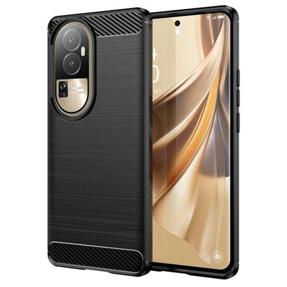 Husa de protectie Techsuit Carbon Siliconecompatibila cu Oppo Reno10 Pro Plus , acoperire spate, negru