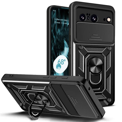 Husa de protectie Techsuit CamShield Series compatibila cu Google Pixel 8, acoperire spate, negru