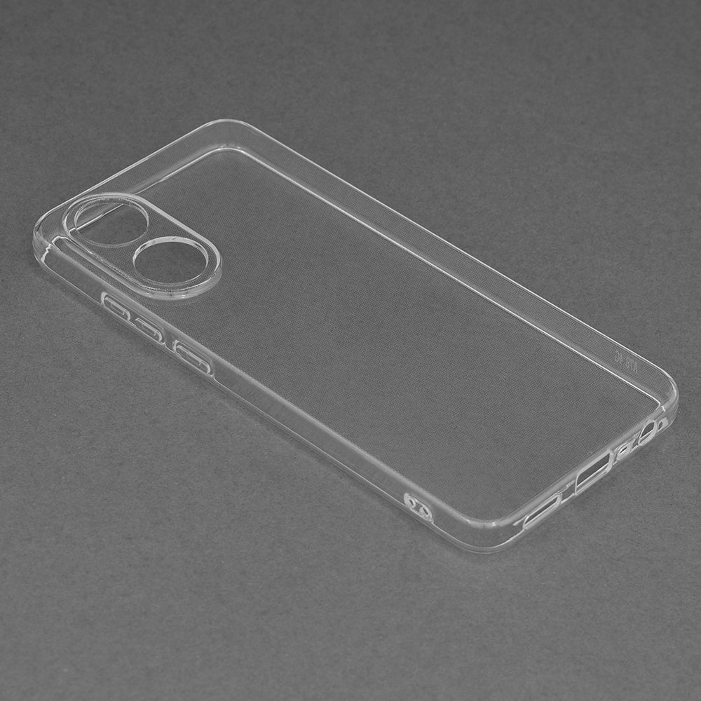 Husa de protectie Techsuit Clear Silicone compatibila cu Oppo A78 4G, acoperire spate, transparent