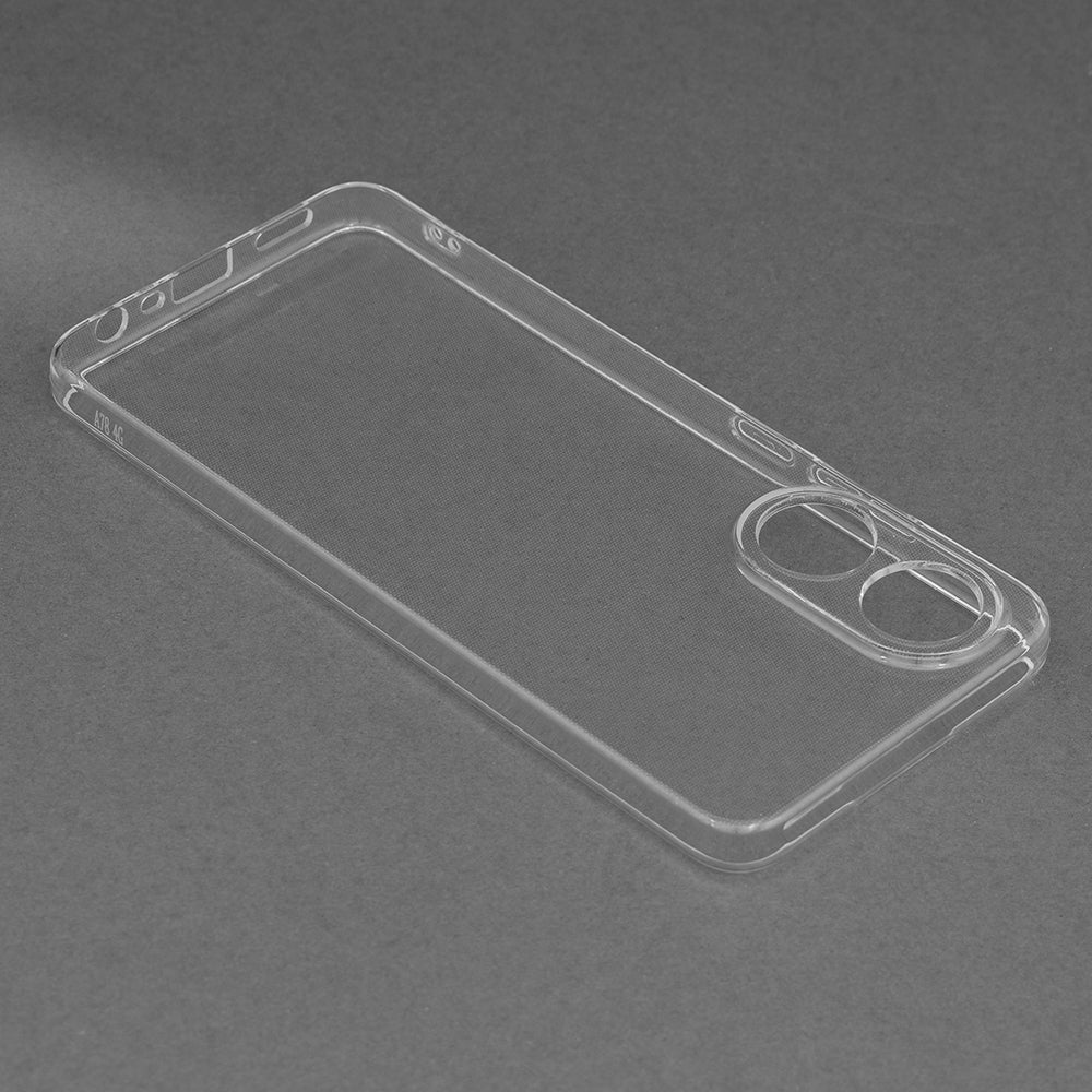 Husa de protectie Techsuit Clear Silicone compatibila cu Oppo A78 4G, acoperire spate, transparent