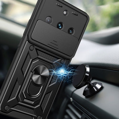 Husa de protectie Techsuit CamShield Series compatibila cu Realme 11 Pro, acoperire spate, negru