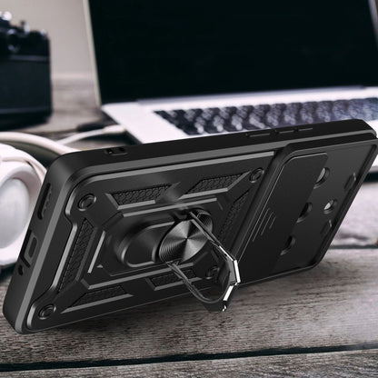 Husa de protectie Techsuit CamShield Series compatibila cu Realme 11, acoperire spate, negru