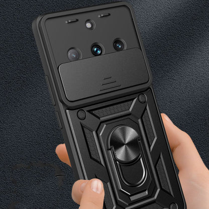 Husa de protectie Techsuit CamShield Series compatibila cu Realme 11, acoperire spate, negru