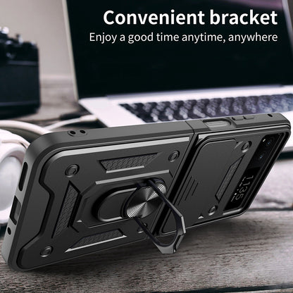 Husa de protectie Techsuit CamShield Series compatibila cu Motorola Razr 40, acoperire spate, negru