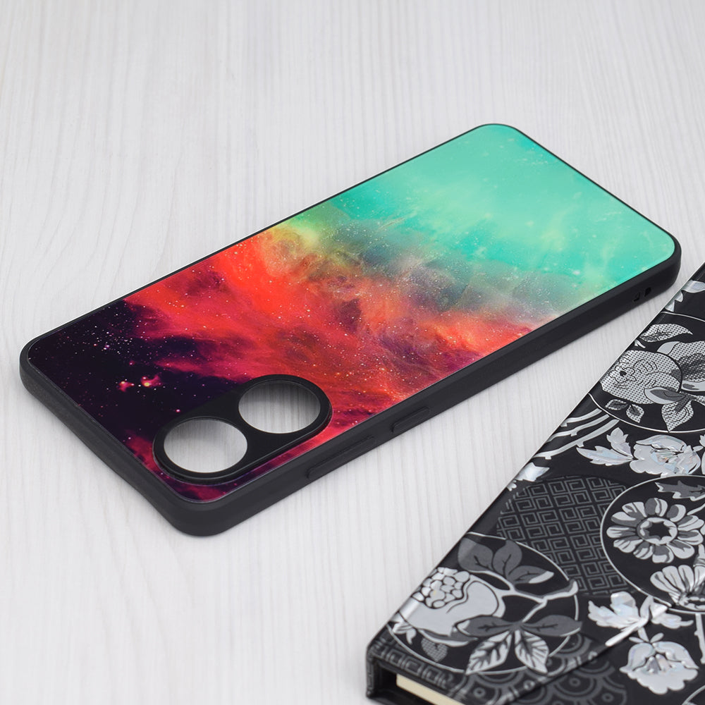 Husa de protectie Techsuit Glaze Series compatibila cu Oppo A78 4G, acoperire spate, Blue Ocean