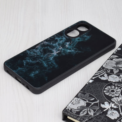 Husa de protectie Techsuit Glaze Series compatibila cu Oppo A60, acoperire spate, Red Nebula