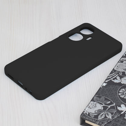 Husa de protectie Techsuit Soft Edge Silicone compatibila cu Realme C55, acoperire spate, negru