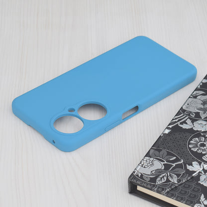 Husa de protectie Techsuit Soft Edge Silicone compatibila cu Huawei nova 11i, acoperire spate, albastru deschis