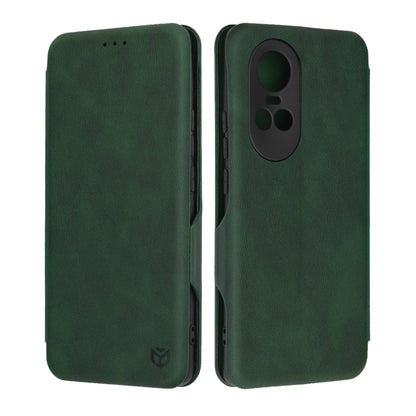Husa de protectie Techsuit Safe Wallet Plus compatibila cu Oppo Reno10, acoperire spate, verde