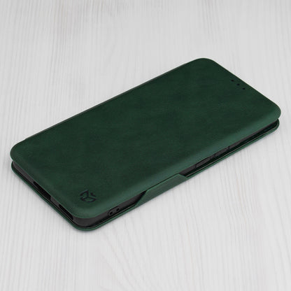 Husa de protectie Techsuit Safe Wallet Plus compatibila cu Oppo Reno10 Pro, acoperire spate, verde