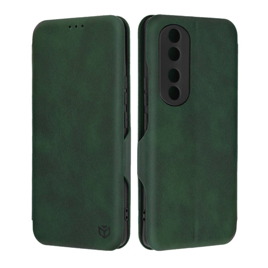 Husa de protectie Techsuit Safe Wallet Plus compatibila cu Honor 90 Pro, acoperire spate, verde