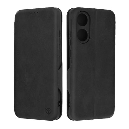 Husa de protectie Techsuit Safe Wallet Plus compatibila cu Oppo A78 4G, acoperire spate, negru