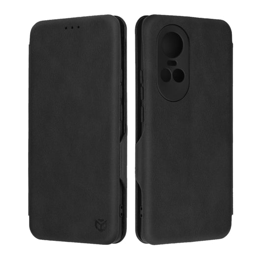 Husa de protectie Techsuit Safe Wallet Plus compatibila cu Oppo Reno10 Pro, acoperire spate, negru