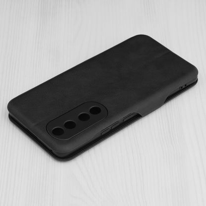 Husa de protectie Techsuit Safe Wallet Plus compatibila cu Honor 90 Pro, acoperire spate, negru