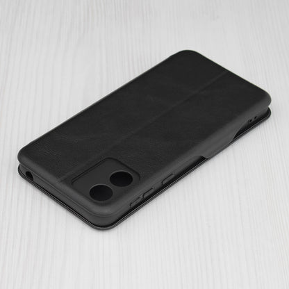 Husa de protectie Techsuit Safe Wallet Plus compatibila cu Motorola Moto E13, acoperire spate, negru
