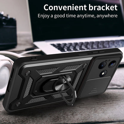 Husa de protectie Techsuit CamShield Series compatibila cu Realme C53, acoperire spate, negru