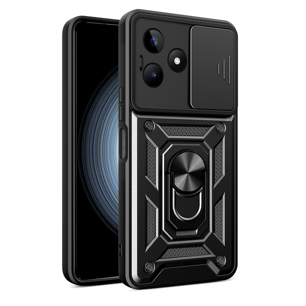 Husa de protectie Techsuit CamShield Series compatibila cu Realme C53, acoperire spate, negru