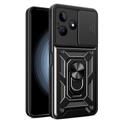 Husa de protectie Techsuit CamShield Series compatibila cu Realme C53, acoperire spate, negru