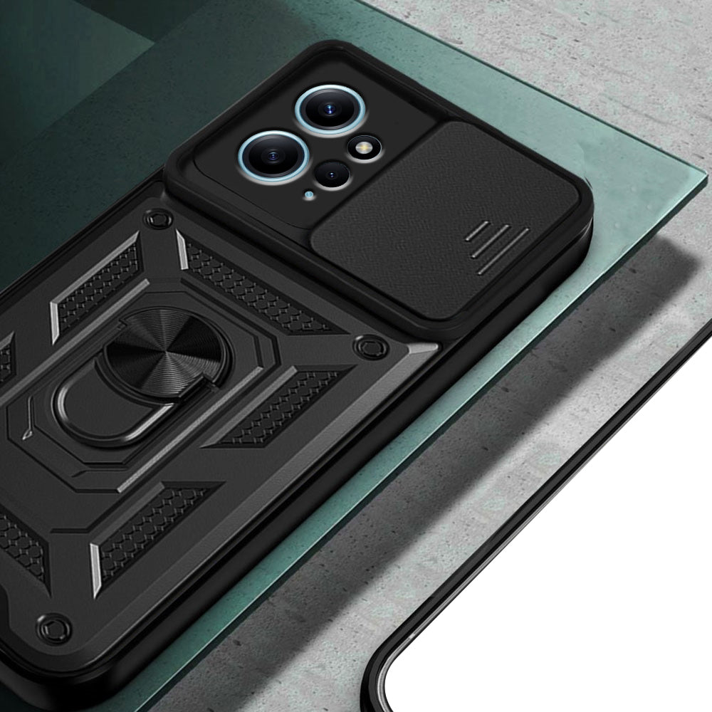 Husa de protectie Techsuit CamShield Series compatibila cu Xiaomi Redmi Note 12 4G, acoperire spate, negru