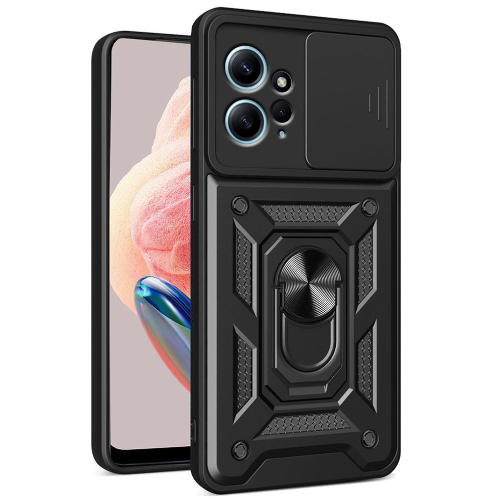 Husa de protectie Techsuit CamShield Series compatibila cu Xiaomi Redmi Note 12 4G, acoperire spate, negru