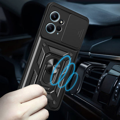 Husa de protectie Techsuit CamShield Series compatibila cu Xiaomi Redmi Note 12 4G, acoperire spate, negru