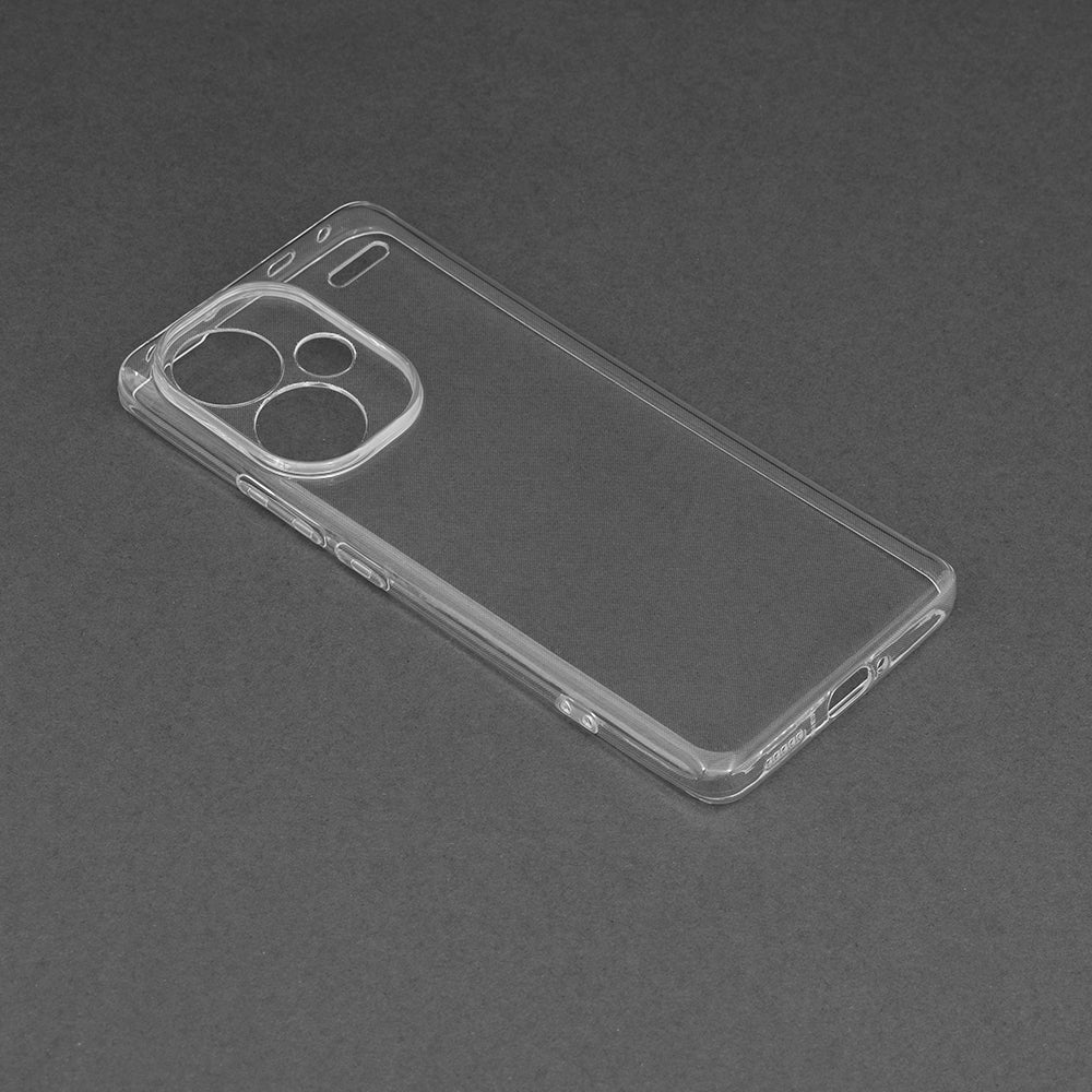 Husa de protectie Techsuit Clear Silicone compatibila cu Xiaomi Redmi Poco M6 4G, acoperire spate, transparent