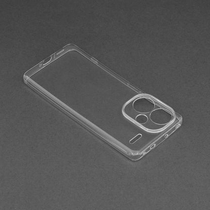 Husa de protectie Techsuit Clear Silicone compatibila cu Xiaomi Redmi Poco M6 4G, acoperire spate, transparent
