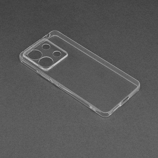 Husa de protectie Techsuit Clear Silicone compatibila cu Xiaomi Redmi Note 13 Pro 5G, acoperire spate, transparent