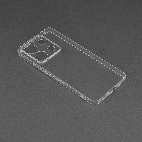 Husa de protectie Techsuit Clear Silicone compatibila cu Xiaomi Redmi Note 13 Pro 5G, acoperire spate, transparent