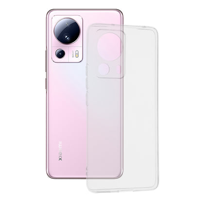Husa de protectie Techsuit Clear Silicone compatibila cu Xiaomi 13 Lite, acoperire spate, transparent