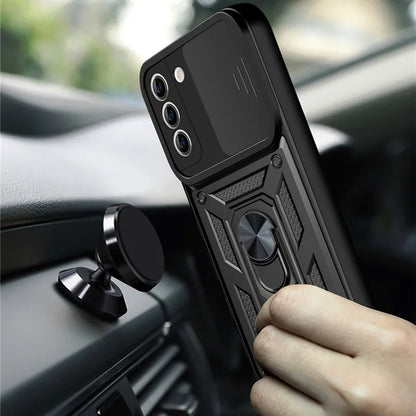 Husa de protectie Techsuit CamShield Series compatibila cu Samsung Galaxy S21 5G, acoperire spate, negru