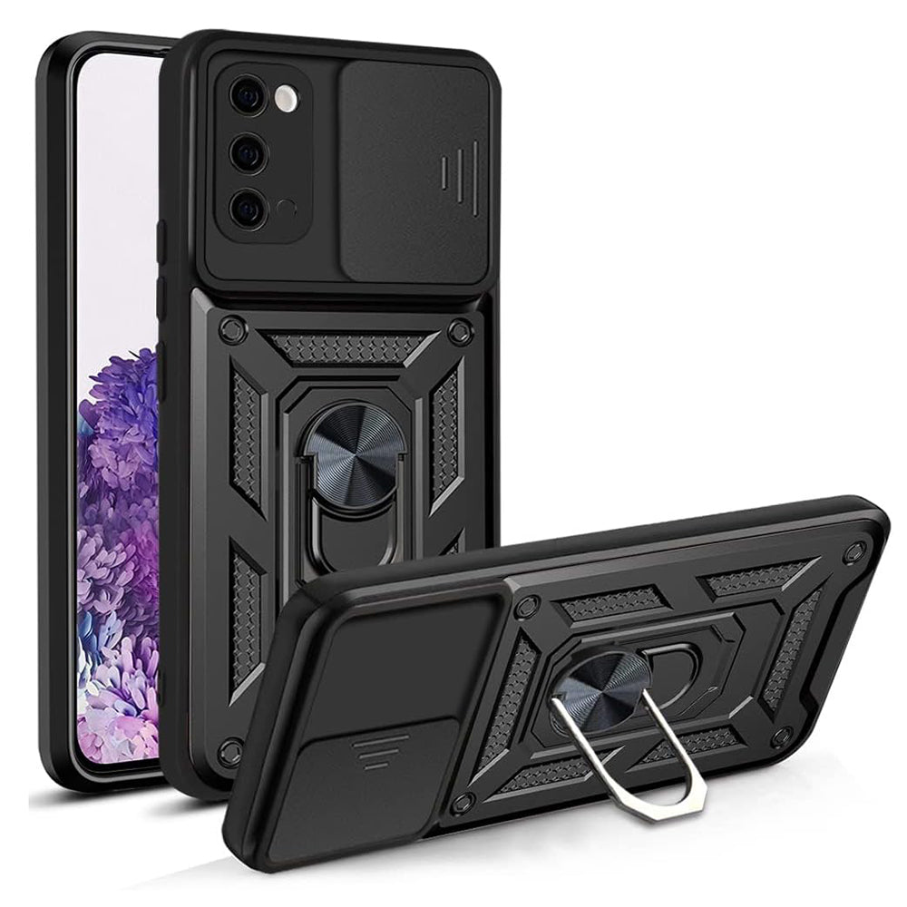 Husa de protectie Techsuit CamShield Series compatibila cu Samsung Galaxy S20 5G, acoperire spate, negru