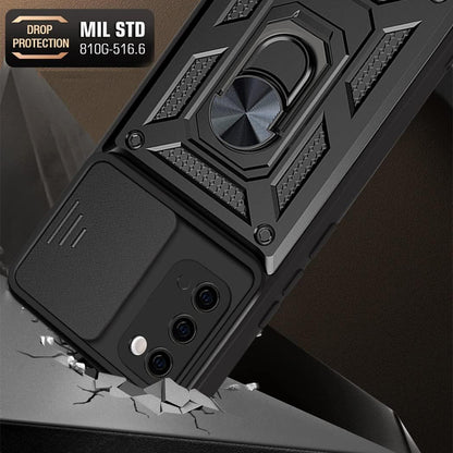 Husa de protectie Techsuit CamShield Series compatibila cu Samsung Galaxy S20 5G, acoperire spate, negru