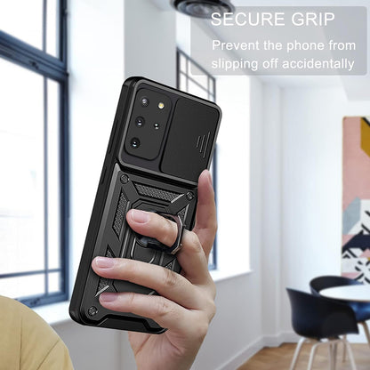 Husa de protectie Techsuit CamShield Series compatibila cu Samsung Galaxy S20 Plus 5G, acoperire spate, negru