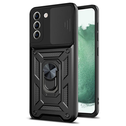 Husa de protectie Techsuit CamShield Series compatibila cu Samsung Galaxy S22 Plus 5G, acoperire spate, negru