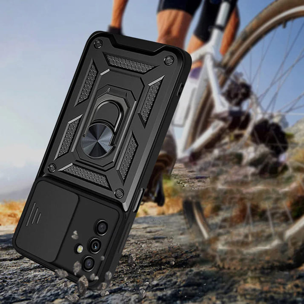 Husa de protectie Techsuit CamShield Series compatibila cu Samsung Galaxy A04s, acoperire spate, negru