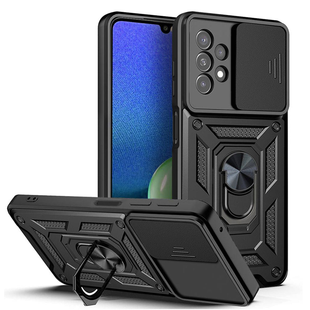 Husa de protectie Techsuit CamShield Series compatibila cu Samsung Galaxy A13 4G, acoperire spate, negru